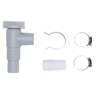 Abwasser-Ablasshahn Auslass Auslaufsicher Abwassertank Ablasshahn für 28mm 32mm Schlauch