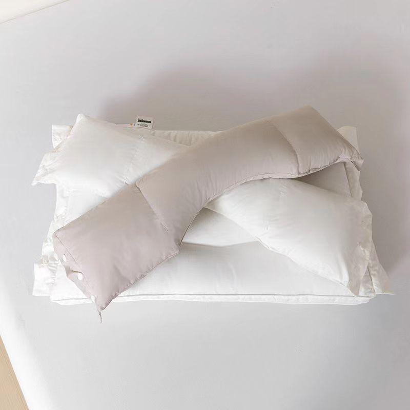 3-in-1 Detachable Double-Layer Cotton Neck Support Pillow
