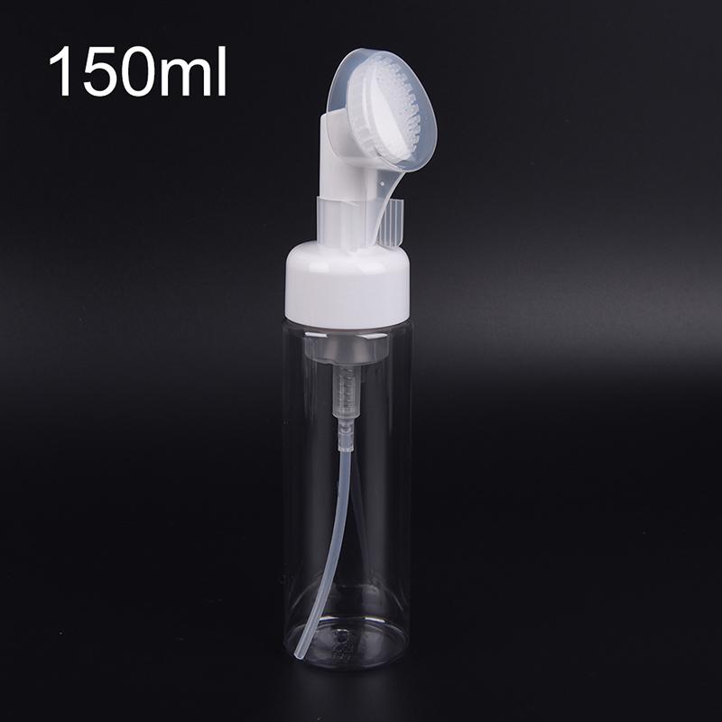 1Pc Foaming Bottle Froth Pump Soap Mousses Liquid With Cleansing Brush