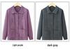 Grandma's Loose Knit Cardigan - Spring/Fall Wear for Middle-aged and Elderly Women