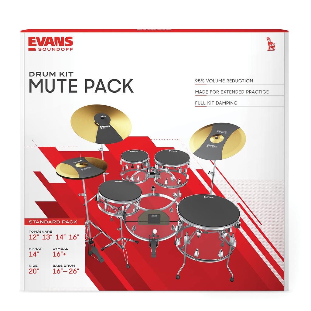 EVANS SoundOff Drum Dämpfer Box Set SOSETSTD/Standard
