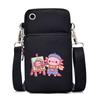 Casual mobile phone bag cute printing new messenger bag Korean version versatile small bag vertical change bag