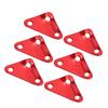 20 Pcs Ultralight Strong Tent Rope Fastener Triangle Tent Guy Line Rope Adjuster  Backpacking