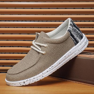Spring 2025 New Cloth Shoes Men's Casual Shoes Men's Board Shoes Fashion Trend Youth Large Size Men's Shoes