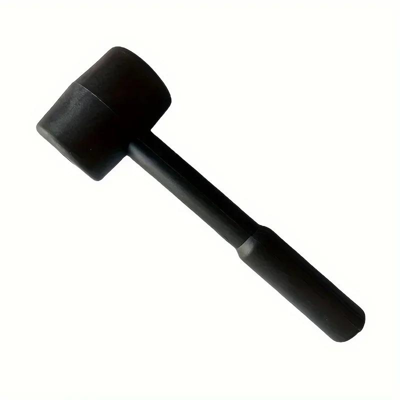 Black Rubber Mallet - Durable and Versatile Tool for DIY, Home Repair and Industrial Use, Perfect for Gift Ideas Hammer