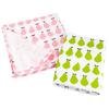 Bloom Gauze Touch Bath Set of 2 In Different Made In Senshu Cotton France and Towels, Colors, Japan, Absorbent, Quick-Drying, Cute, Towel, 100% (La