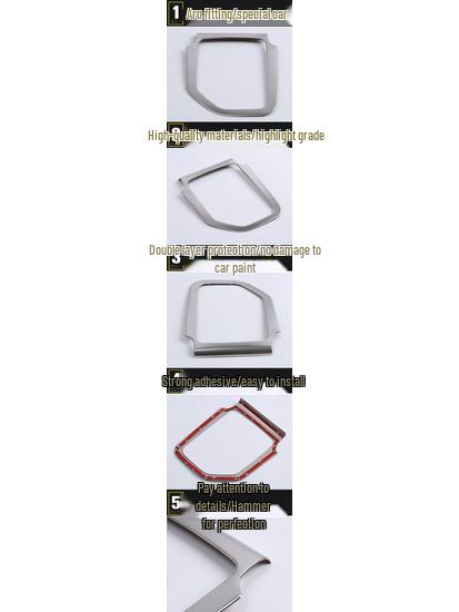 Fits 17 CS35 models: Shift Lever Frame, Console Dashboard Gear Cover, Cup Holder Sticker Accessories.