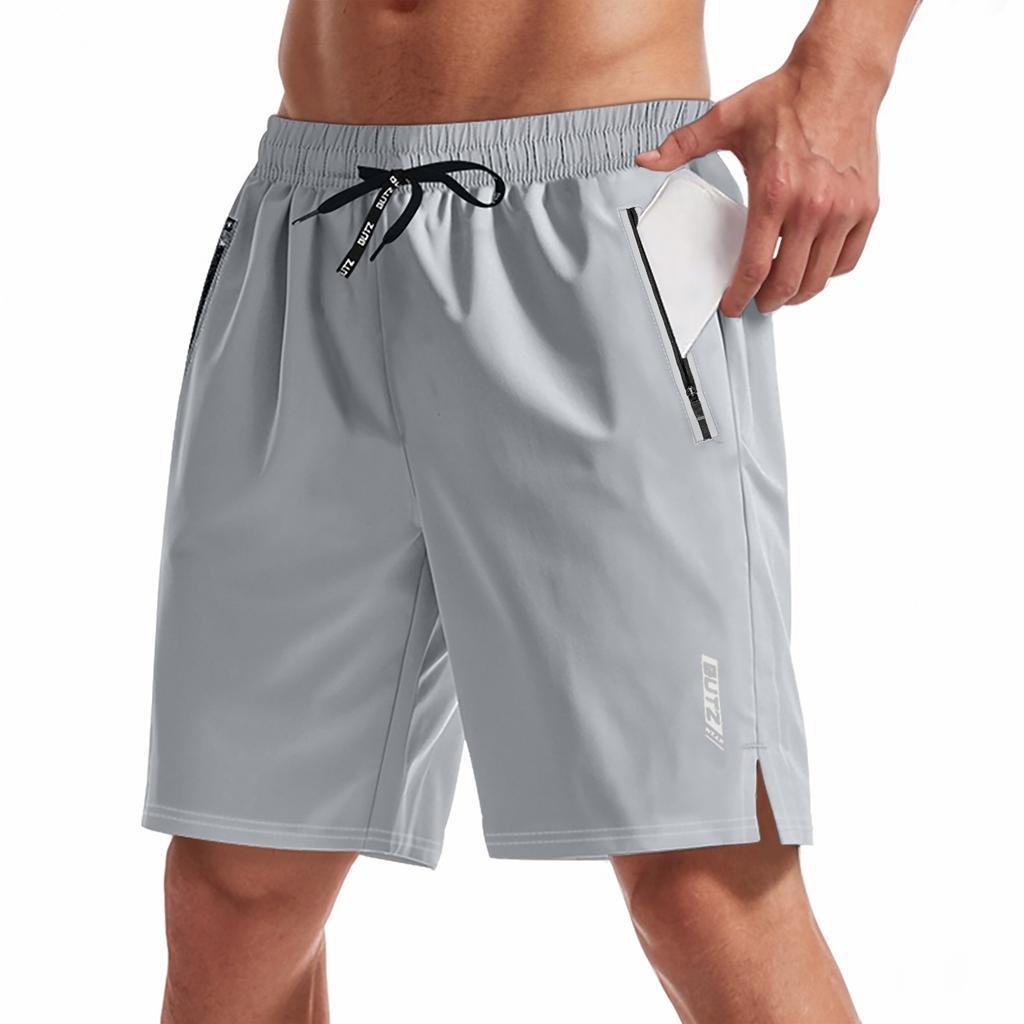 Spring and Summer Men's Quick-drying Sports Shorts Luminous Slightly Elastic Loose Fitness Shorts