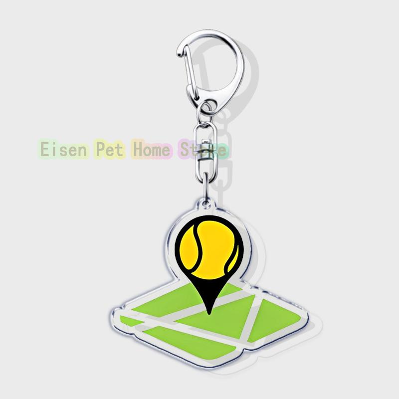 Classic Sports I Love Tennis Keychains for Accessories Bag Hobby Bike Car Keyrings Jewelry Friends Father Boyfriends Gifts