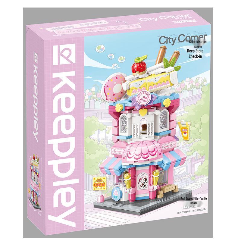 Keeppley Fun Street View Building Blocks: Cute & Educational Toy Series C0101-K28019, Multiple Styles Available