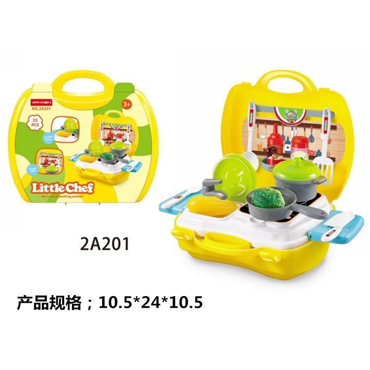 Play House Girl Boy Kitchen, Cosplay Toys Checker, Dresser, Doctor Tools Suitcase