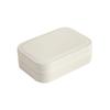 Compact Jewelry Storage Box with Multiple Compartments for Rings, Earrings, and Necklaces - Stylish
