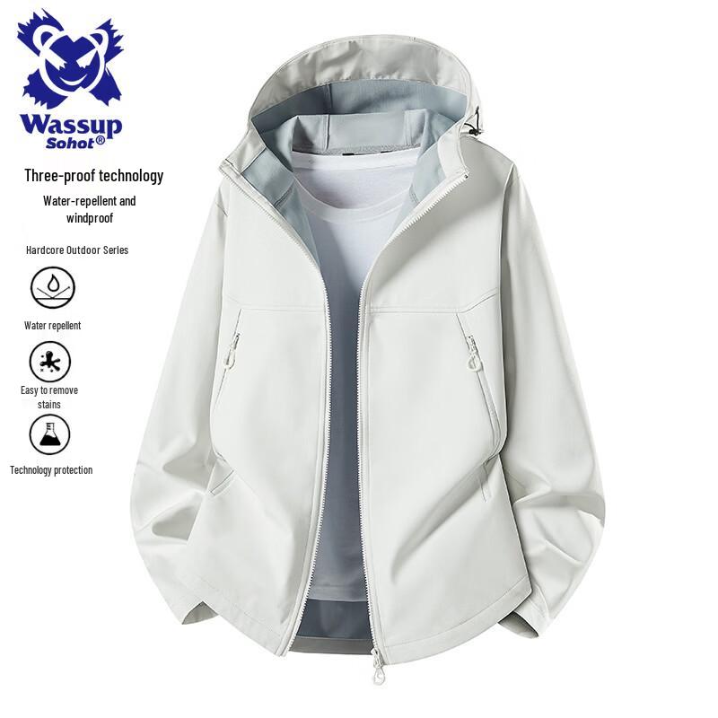 Wassup Sohot Men's Softshell Hiking Jacket