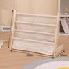 Rack Wooden Bookshelf Children's Bookcase Organizer