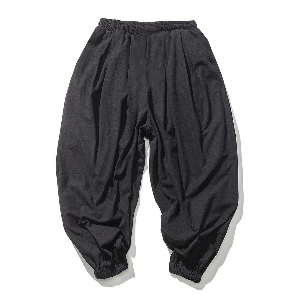 New Casual Pants Men's Bloomers Loose Trousers Men's Wide-leg Harunt Small Feet Long Trousers