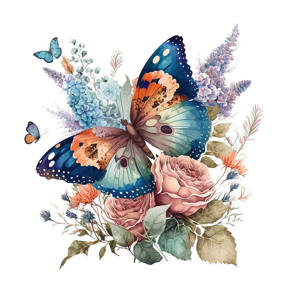 Bathroom Flower Toilet Art Wall Stickers DIY Removable Butterfly Wall Decals Self-Adhesive Wall Wallpaper Bedroom Home Decor