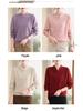 Stylish Fleece-Lined Knitwear for Middle-Aged Women 40-60, Thickened Ancient Style Clothing.