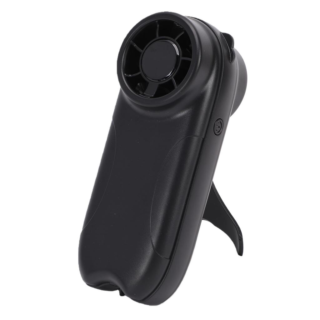Portable Handheld Turbo Fan Battery Operated Personal Desk Cooling Fan with Digital Display Lanyard for Outdoor
