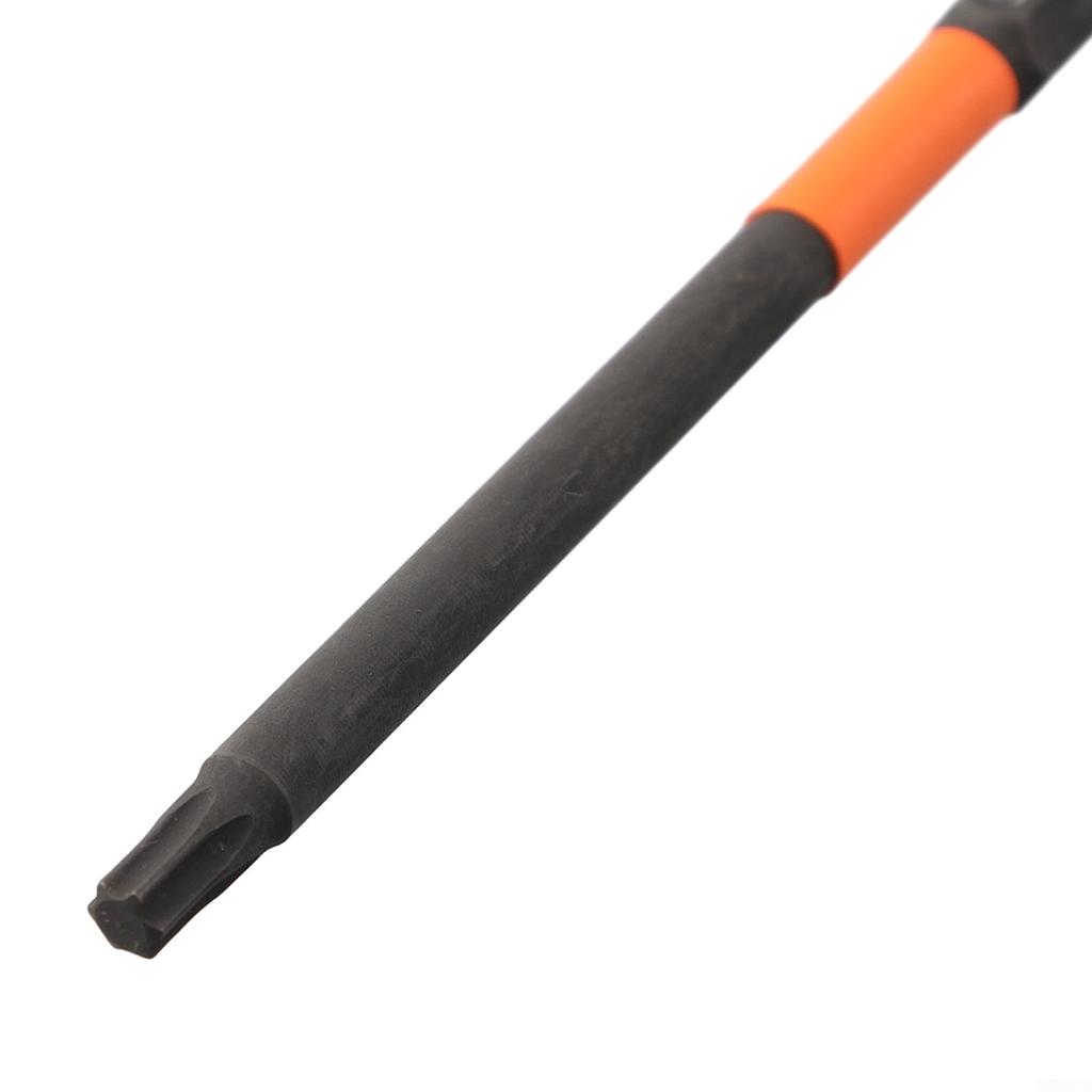 Praktický šroubovák Bit Silver T10-T40 1/4 palcová šestihranná hlava