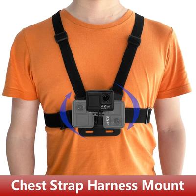 Smartphone Chest Strap Harness Mount Adjustable for Cell Phone Gopro Hero 12 11 10 9 Insta360 X3 DJI Action 3 Camera Accessories