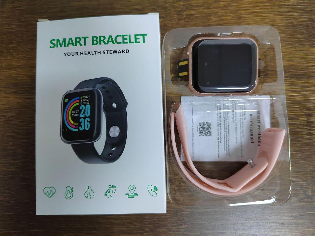 Y68 Smart Bracelet: NFC, Heart Rate, Blood Pressure & Oxygen Monitor, D20 Pedometer, Call Alarm, Waterproof.