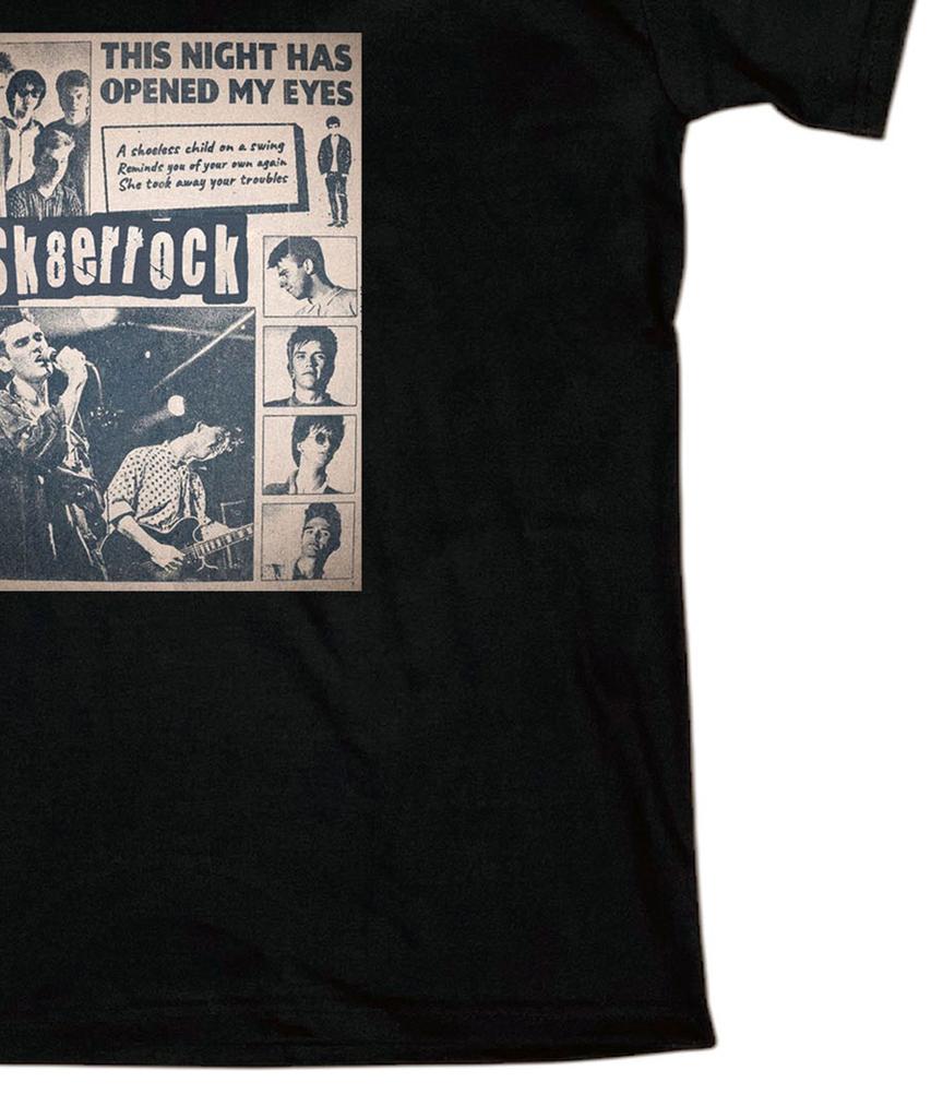 SK8ER ROCK Band Poster T-Shirt ((Black))