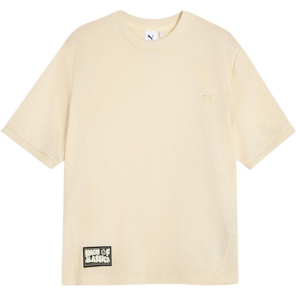 New PUMA SelectCLASSICS T Shirt Women's Almond Candy 87 631564-87