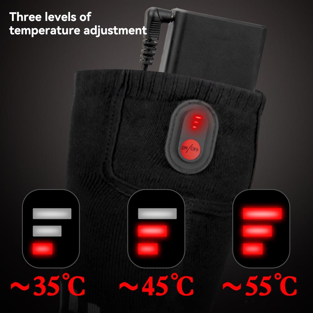Winter Heated Socks Rechargeable Heating Socks for USB 5000mah Heated Socks Warmth Outdoor Heated Boots Snowmobile Winter Ski
