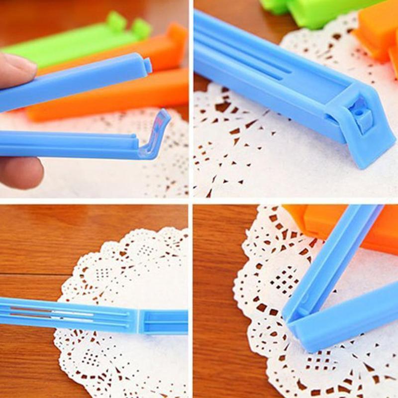 Plastová těsnící spona pro skladování potravin