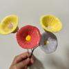 5 Pcs Flower Shape Bee Water Dispenser Portable Design Handmade Porcelain Ceramic Ornament Easy To Use