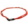 Coleman Bicycle Combination Chain Lock with 120cm Long Lock, 4-Digit Sleeve, Red,