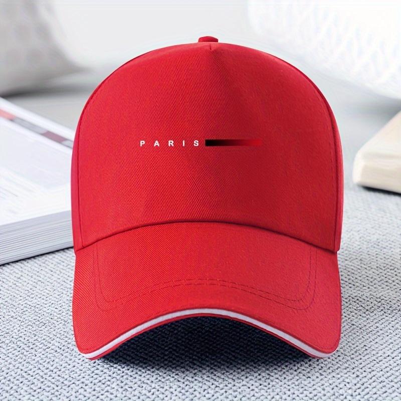 French fashion Paris sandwich baseball cap unisex casual adjustable sunscreen sandwich baseball cap Adjustable