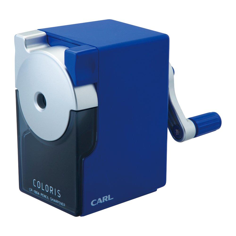 Carl Manufacturing Coloris Pencil Co., Ltd. Sharpener, Blue, CP-100A-B