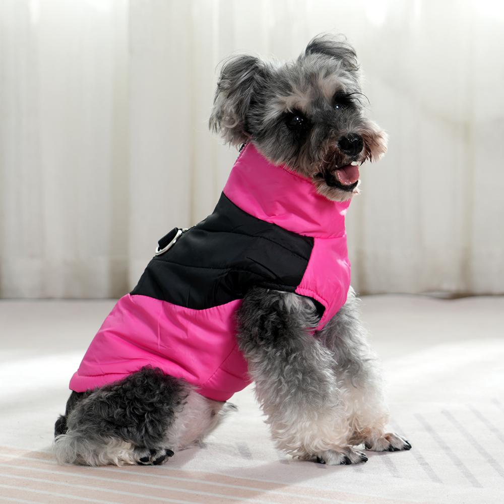 Winter thick Pet Dog Clothes For Small Medium Dogs Cat Windproof Waterproof Puppy Jacket With D-ring French Bulldog Yorkie Coat