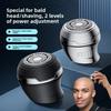 Mini Electric Shaving Kit - Portable Men's Beard Trimmer - Rechargeable Water-washable Beard Knife