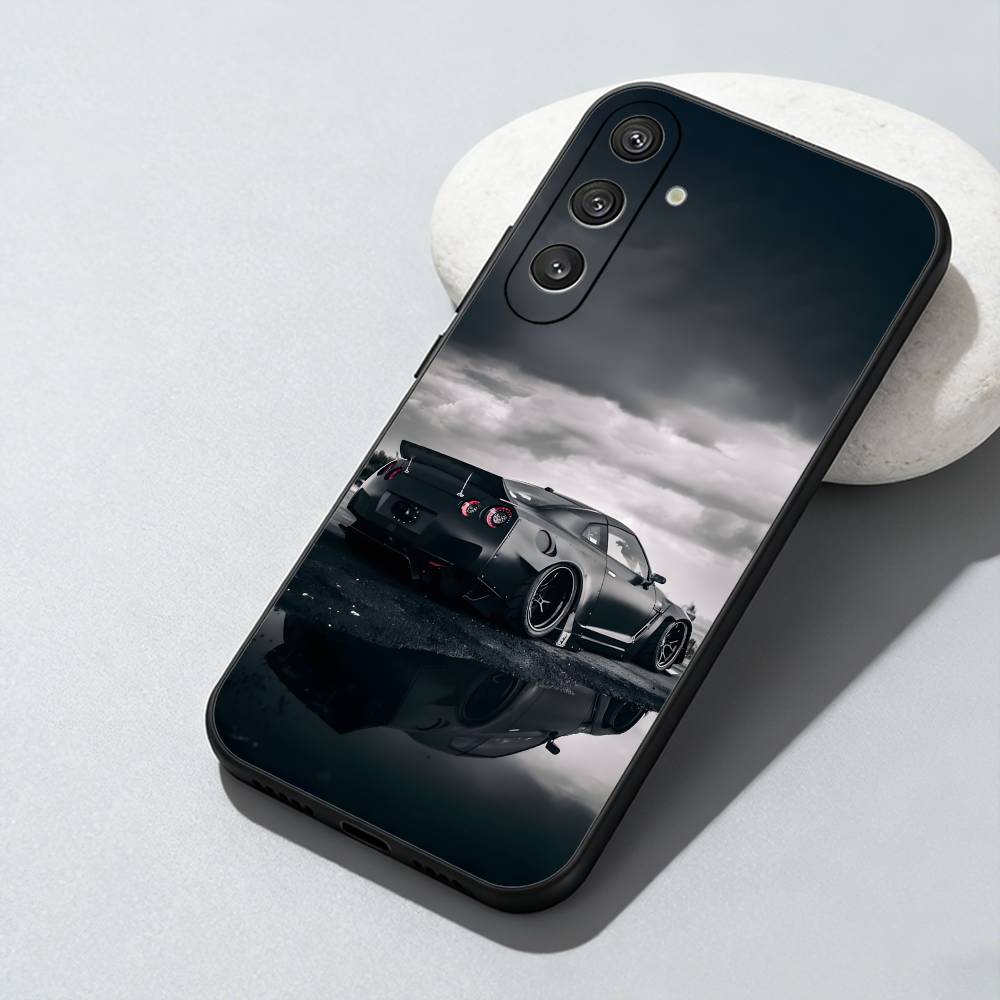 

Janpa GT-R R35 Skyline Phone Case For Samsung Galaxy A73,A72,A71,A70,A52,A51 Others Soft Black Cover Samsung a71 4g