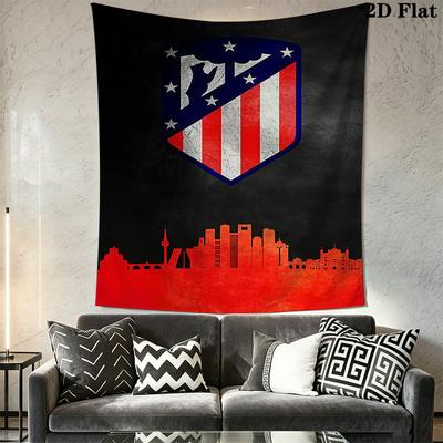 Atleti H Wall Hanging Printed Fabric Blanket Decorative Tapestries for Bedroom Living Room Home Decor