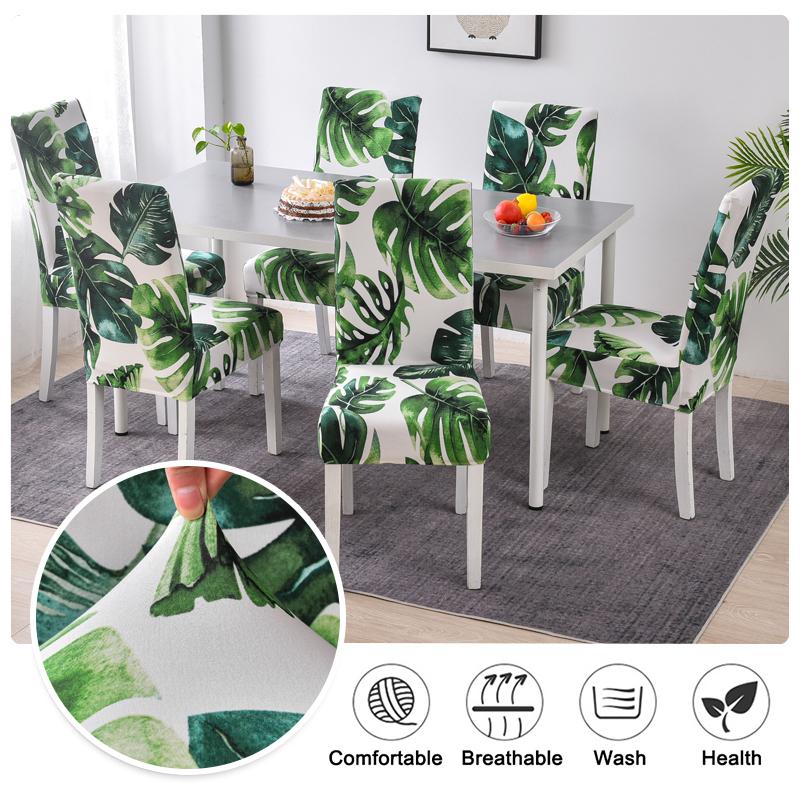 Stretch-Stuhlbezug für Esszimmerstühle, schmutzabweisend, Sitzbezug für Wohnzimmer, Hochzeit, Küche, Hotel, Zeremonie, Bankett, Büro, abnehmbar