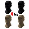 1pc/2pcs/4pcs Elasticity Breathable Balaclava Hat Cycling Full Face Mask Outdoor Ski Motorcycle Mask Scarf Helmet Inner Cap