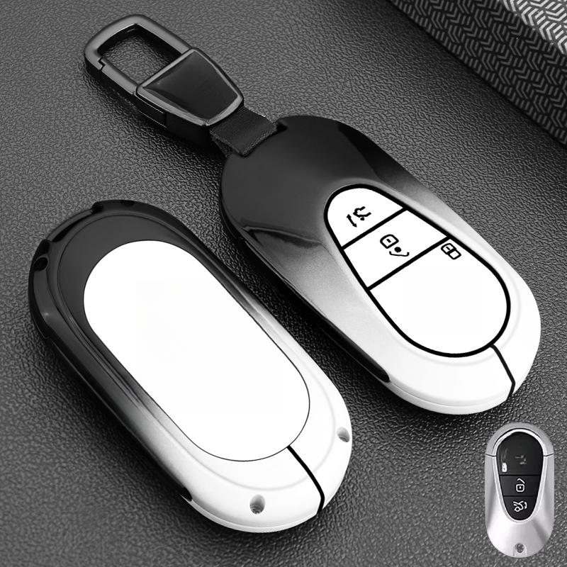 Car Key Case Cover Shell for Mercedes Benz C E S Class GLC W206 W223 W214 E300 C260 C300 S450 S500 S400 Fob Accessories