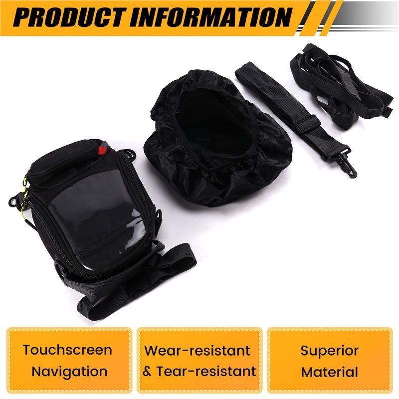Precise Waterproof Motorcycle Bag Non-Slip Fuel Tank Storage Bag Touchscreen Navigation Motocross For Motorbikes