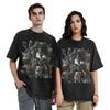 Lobos Washed T Shirts Streetwear Hip Hop Fashion TShirt Anime Tees Tops for Men Women  Cotton Oversize Graphic Printed