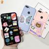 Für Huawei P Smart Hülle Niedliche Blume Schwarz Weiches TPU Silikon Bumper Hülle Für Huawei PSmart P Smart 2017 FIG-LX1 Handyhülle Funda