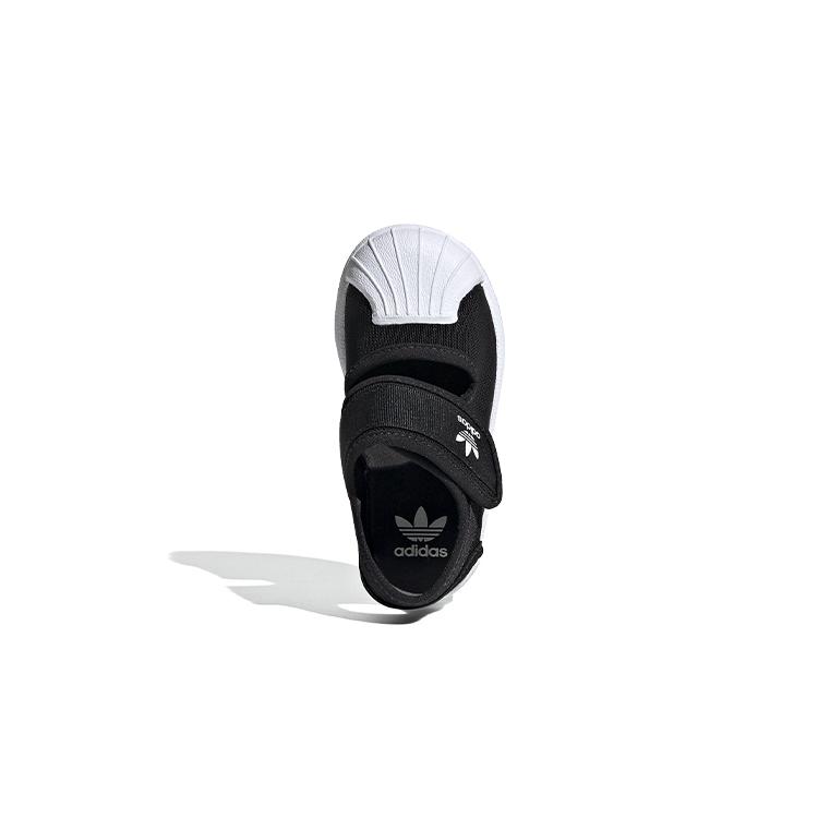 Adidas Originals 360 Sandals Cushioning Low top Toddler Shoes Black White Infant And Toddler EG5711