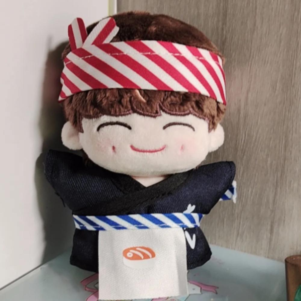 Dress Up Doll Clothes Outfit Sushi Chef Doll Clothes Set 10cm Cotton Doll Clothes  Doll Accessories