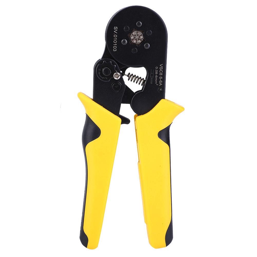 Crimp Pliers Carbon Steel Plate High Accuracy Terminals Crimping Hand Tool 0.08 6mm AWG26 10