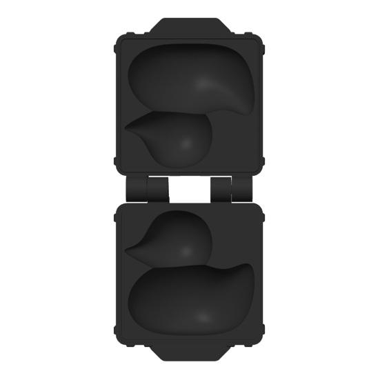 1/2/3Pcs Snow Duck Mold Maker Kids Mini Snowball Mold One-Hand Press Portable Small Snow Duck Toy