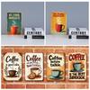 Vintage Coffee Metal Tin Sign Cafe Wall Art Decor Living Room Home Pubs Bar Decoration