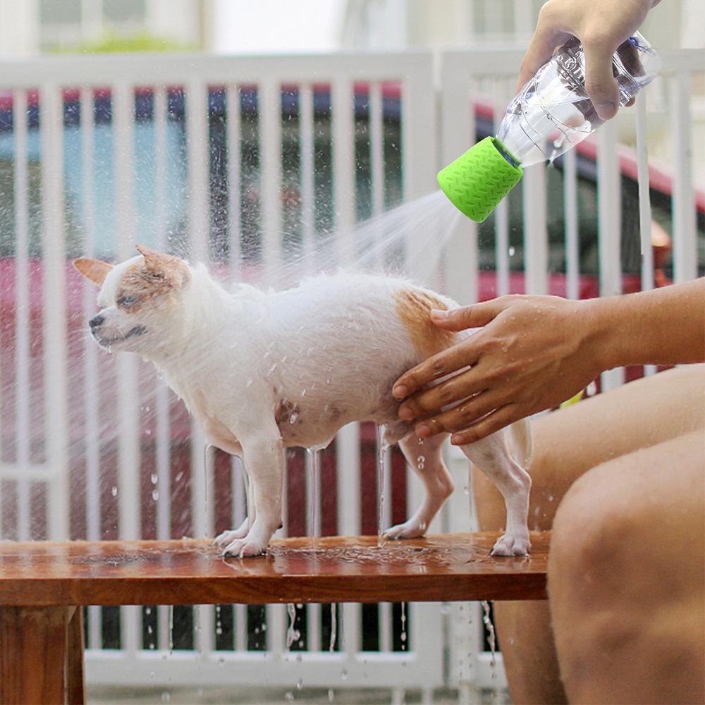 Portable Silicone Pet Shower Head for Outdoor Cleaning