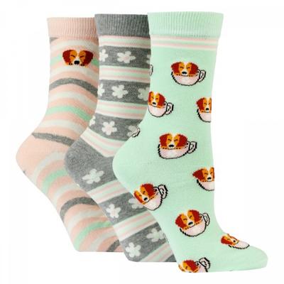 Women S Dog SockS Set Tea Cup
